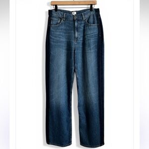 Jason Wu EDIT Playa Norte Blue Denim Jeans Hi Rise Two-Tone 28 NWT